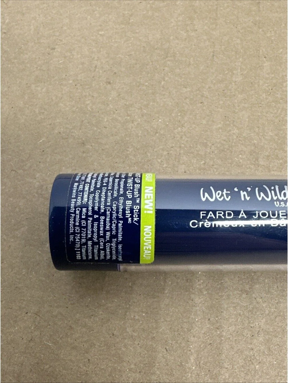 VINTAGE? Wet 'n' Wild Twist Up Blush Stick-SEALED 726 Brazin Babe